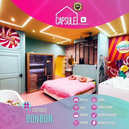 Capsule Bonbon - Balneo - Sauna - Billard - Nintendo Switch Дуе Екстериор снимка
