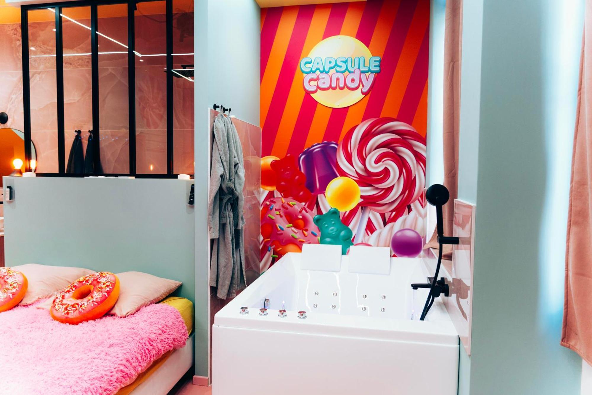 Capsule Bonbon - Balneo - Sauna - Billard - Nintendo Switch Дуе Екстериор снимка